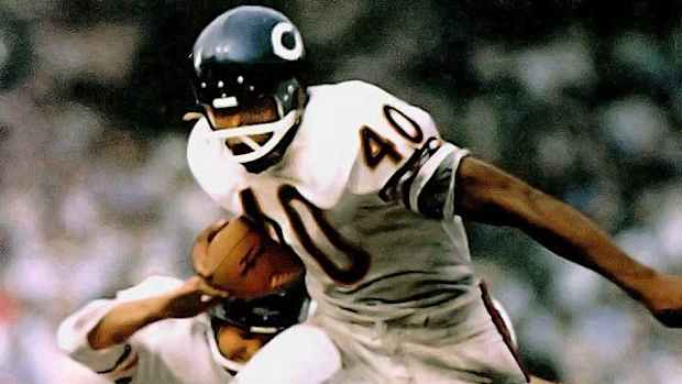 Gake Sayers rushing to the Hall of Fame